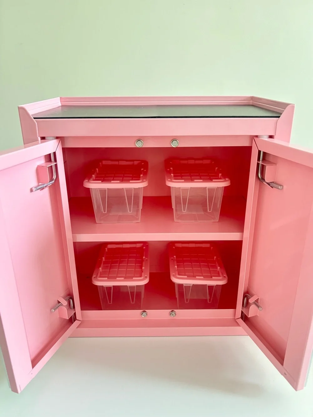 Kobalt Mini Cabinet PINK Tool Box 8856759 + 4 Pink Tenny Totes Bundle NEW VHTF